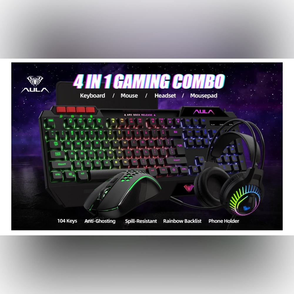 4 IN 1 GAMING COMBO by ALUA